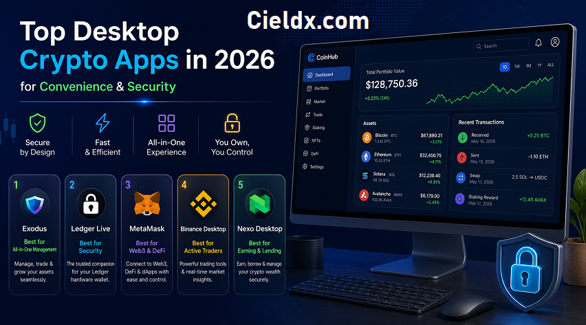 Top desktop crypto apps in 2026 for convenience & security
